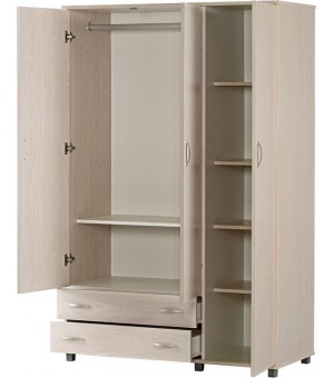 ארון בגדים קלאסי 3 דלתות 2...