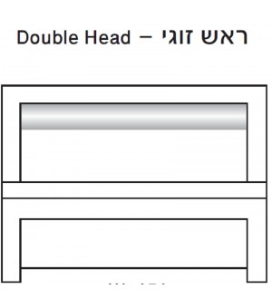 חדר שינה קומפלט מיטה זוגית כולל 2 שידות וקומודה ומראה ושידת מגירות דגם פריז