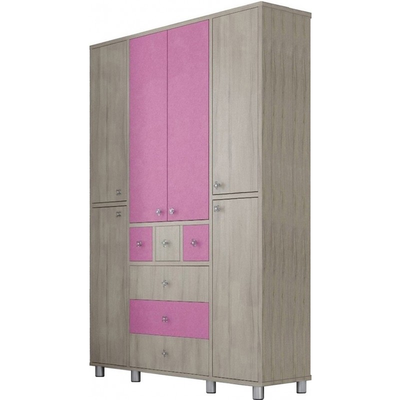 ארון 4 דלתות ו-6 מגירות דגם קרייזי MDF