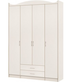 ארון בגדים 4 דלתות ו 2 מגירות דגם DG111