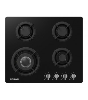 כיריים גז זכוכית 4 להבות קראון דגם CR-GH-400BK