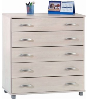 שידת 5 מגירות לבגדים ואיחסון דגם 374