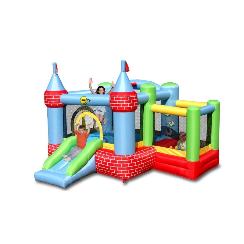 מתקן קפיצה טירה משולב עם בריכת כדורים דגם 9112