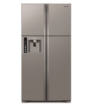 מקרר מפואר 4 דלתות היטאצ'י בציפוי זכוכית דגם RW-660 