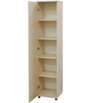 ארון בגדים דלת אחת עם חמש מדפים דגם 700