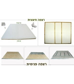 מחסן מתכת 2.01*1.21 מבית toprosol  דגם TA 64 