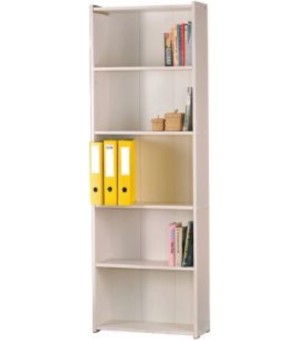 ספריה 5 מדפים לספרים ולאחסון דגם 610